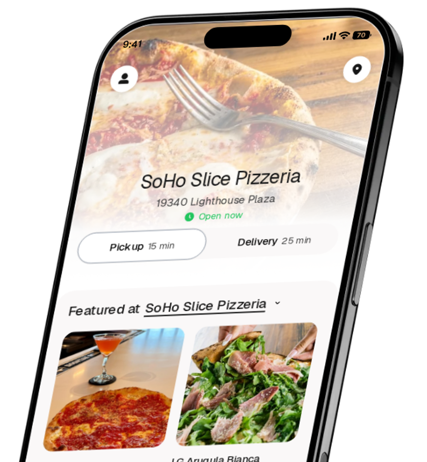 SoHo Slice Pizzeria app preview